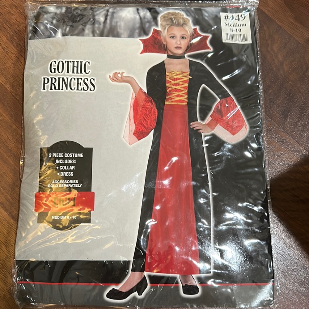 Gothic Princess Girls Halloween Costume - Medium